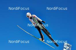 16.03.2014, Falun, Sweden (SWE): Anna Odine Stroem (NOR) - FIS world cup ski jumping ladies, individual HS100, Falun (SWE). www.nordicfocus.com. © Felgenhauer/NordicFocus. Every downloaded picture is fee-liable.