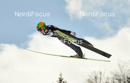 22.03.2014, Planica, Slovenia (SLO): Gyda Enger (NOR) - FIS world cup ski jumping ladies, individual HS139, Planica (SLO). www.nordicfocus.com. © Felgenhauer/NordicFocus. Every downloaded picture is fee-liable.