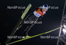 11.02.2014, Sochi, Russia (RUS): Ulrike Graessler (GER), Fischer - XXII. Olympic Winter Games Sochi 2014, ski jumping ladies, individual HS106, Sochi (RUS). www.nordicfocus.com. © NordicFocus. Every downloaded picture is fee-liable.