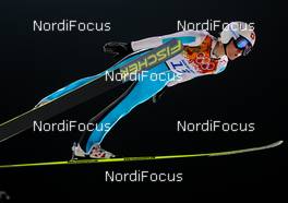 11.02.2014, Sochi, Russia (RUS): Bigna Windmueller (SUI), Fischer - XXII. Olympic Winter Games Sochi 2014, ski jumping ladies, individual HS106, Sochi (RUS). www.nordicfocus.com. © NordicFocus. Every downloaded picture is fee-liable.