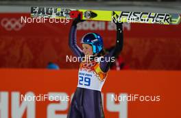 11.02.2014, Sochi, Russia (RUS): - XXII. Olympic Winter Games Sochi 2014, ski jumping ladies, individual HS106, Sochi (RUS). www.nordicfocus.com. © NordicFocus. Every downloaded picture is fee-liable.