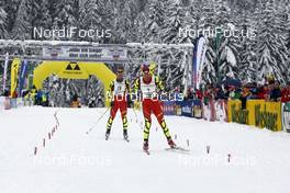 19.01.2014, Lienz, Austria (AUT): Martin Koukal (CZE), Martin Bajcicak (SVK) - FIS Marathon Cup Dolomitenlauf, Lienz (AUT). www.nordicfocus.com. © Mandl/NordicFocus. Every downloaded picture is fee-liable.