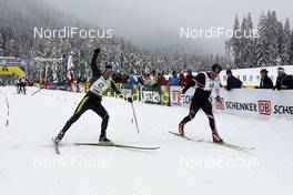 19.01.2014, Lienz, Austria (AUT): Aurelius Herburger (AUT), Christian Eberharter (AUT) - FIS Marathon Cup Dolomitenlauf, Lienz (AUT). www.nordicfocus.com. © Mandl/NordicFocus. Every downloaded picture is fee-liable.