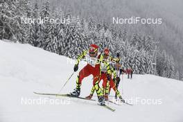 19.01.2014, Lienz, Austria (AUT): Martin Bajcicak (SVK), Masrtin Koukal (CZE) - FIS Marathon Cup Dolomitenlauf, Lienz (AUT). www.nordicfocus.com. © Mandl/NordicFocus. Every downloaded picture is fee-liable.