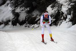 26.01.2014, Val di Fassa/Val di Fiemme, Italy (ITA): slower athlete at km 33 - FIS Marathon Cup Marcialonga, Val di Fassa/Val di Fiemme (ITA). www.nordicfocus.com. © Rauschendorfer/NordicFocus. Every downloaded picture is fee-liable.