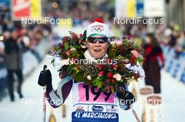 26.01.2014, Val di Fassa/Val di Fiemme, Italy (ITA): Julia Tikhonova (RUS) - FIS Marathon Cup Marcialonga, Val di Fassa/Val di Fiemme (ITA). www.nordicfocus.com. © Rauschendorfer/NordicFocus. Every downloaded picture is fee-liable.
