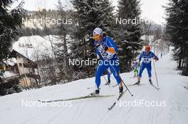 26.01.2014, Val di Fassa/Val di Fiemme, Italy (ITA): slower athletes at km 33 - FIS Marathon Cup Marcialonga, Val di Fassa/Val di Fiemme (ITA). www.nordicfocus.com. © Rauschendorfer/NordicFocus. Every downloaded picture is fee-liable.