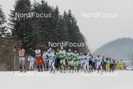02.02.2014, Oberammergau, Germany (GER): leaders - FIS Marathon Cup Koenig Ludwig Lauf, Oberammergau (GER). www.nordicfocus.com. © Rauschendorfer/NordicFocus. Every downloaded picture is fee-liable.