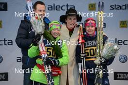02.03.2014, Mora, Sweden (SWE): Laila Kveli (NOR), Britta Norgren Johansson (SWE), (l-r) - FIS Marathon Cup Vasaloppet, Mora (SWE). www.nordicfocus.com. © Rauschendorfer/NordicFocus. Every downloaded picture is fee-liable.