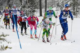 02.03.2014, Mora, Sweden (SWE): Annika Löfström (SWE),  Laila Kveli (NOR), (l-r) - FIS Marathon Cup Vasaloppet, Mora (SWE). www.nordicfocus.com. © Rauschendorfer/NordicFocus. Every downloaded picture is fee-liable.