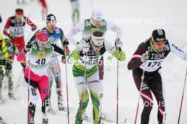 02.03.2014, Mora, Sweden (SWE): Robin Bryntesson (SWE), Simen Oestensen (NOR), (l-r) - FIS Marathon Cup Vasaloppet, Mora (SWE). www.nordicfocus.com. © Rauschendorfer/NordicFocus. Every downloaded picture is fee-liable.