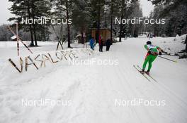 02.03.2014, Mora, Sweden (SWE): athlete passing a small village - FIS Marathon Cup Vasaloppet, Mora (SWE). www.nordicfocus.com. © Rauschendorfer/NordicFocus. Every downloaded picture is fee-liable.