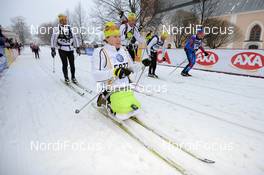02.03.2014, Mora, Sweden (SWE): Para-athlete Aron Andersson (SWE) on a sit ski - FIS Marathon Cup Vasaloppet, Mora (SWE). www.nordicfocus.com. © Rauschendorfer/NordicFocus. Every downloaded picture is fee-liable.