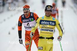02.03.2014, Mora, Sweden (SWE): Jorgen Brink (SWE), Johan Kjolstad (NOR), l-r - FIS Marathon Cup Vasaloppet, Mora (SWE). www.nordicfocus.com. © Rauschendorfer/NordicFocus. Every downloaded picture is fee-liable.