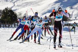 12.12.2014, Livigno, Italy (ITA): Simone Paredi (ITA), Madis Vaikmaa (EST), Tobias Habenicht (AUT), (l-r)  - FIS Marathon Cup La Sgambeda, Livigno (ITA). www.nordicfocus.com. © Felgenhauer/NordicFocus. Every downloaded picture is fee-liable.
