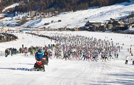 12.12.2014, Livigno, Italy (ITA):  start of the 25. edition of la sgambeda - FIS Marathon Cup La Sgambeda, Livigno (ITA). www.nordicfocus.com. © Felgenhauer/NordicFocus. Every downloaded picture is fee-liable.