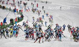 12.12.2014, Livigno, Italy (ITA):  start of the elite group - FIS Marathon Cup La Sgambeda, Livigno (ITA). www.nordicfocus.com. © Felgenhauer/NordicFocus. Every downloaded picture is fee-liable.