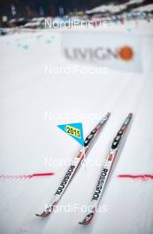 14.12.2014, Livigno, Italy (ITA):  Rossignol skis ready for the start - Ski Classics La Sgambeda Classic 35k, Livigno (ITA). www.nordicfocus.com. © Felgenhauer/NordicFocus. Every downloaded picture is fee-liable.