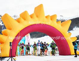13.12.2014, Livigno, Italy (ITA):  start womens race - Ski Classics La Sgambeda, Team Tempo, Livigno (ITA). www.nordicfocus.com. © Felgenhauer/NordicFocus. Every downloaded picture is fee-liable.