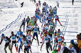 12.12.2014, Livigno, Italy (ITA):  slowing down bevor a bend - FIS Marathon Cup La Sgambeda, Livigno (ITA). www.nordicfocus.com. © Felgenhauer/NordicFocus. Every downloaded picture is fee-liable.