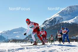 12.12.2014, Livigno, Italy (ITA): Ekaterina Rudakova (BLR), (l-r)  - FIS Marathon Cup La Sgambeda, Livigno (ITA). www.nordicfocus.com. © Felgenhauer/NordicFocus. Every downloaded picture is fee-liable.