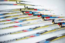 12.12.2014, Livigno, Italy (ITA):  Salomon Skis waiting for testing - FIS Marathon Cup La Sgambeda, Livigno (ITA). www.nordicfocus.com. © Felgenhauer/NordicFocus. Every downloaded picture is fee-liable.