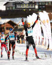 12.12.2014, Livigno, Italy (ITA): Robin Duvillard (FRA), Benoit Chauvet (FRA), (l-r)  - FIS Marathon Cup La Sgambeda, Livigno (ITA). www.nordicfocus.com. © Felgenhauer/NordicFocus. Every downloaded picture is fee-liable.