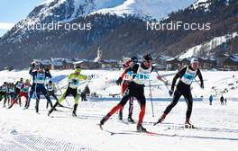 12.12.2014, Livigno, Italy (ITA): Mark Starostin (KZK), Petr Novak (CZE), Adrien Mougel (FRA), Thomas Wick (GER), (l-r)  - FIS Marathon Cup La Sgambeda, Livigno (ITA). www.nordicfocus.com. © Felgenhauer/NordicFocus. Every downloaded picture is fee-liable.