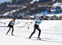 12.12.2014, Livigno, Italy (ITA): Jakub Sikora (CZE), Johannes Wachlin (GER), (l-r)  - FIS Marathon Cup La Sgambeda, Livigno (ITA). www.nordicfocus.com. © Felgenhauer/NordicFocus. Every downloaded picture is fee-liable.