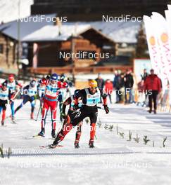 12.12.2014, Livigno, Italy (ITA): Jean Marc Gaillard (FRA), Benoit Chauvet (FRA), (l-r)  - FIS Marathon Cup La Sgambeda, Livigno (ITA). www.nordicfocus.com. © Felgenhauer/NordicFocus. Every downloaded picture is fee-liable.