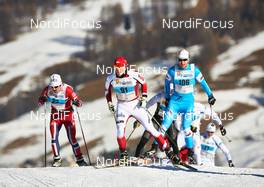 12.12.2014, Livigno, Italy (ITA): Valentin Gaillard (FRA), Pawel Klisz (POL), Dmitriy Ozerskiy (RUS), (l-r)  - FIS Marathon Cup La Sgambeda, Livigno (ITA). www.nordicfocus.com. © Felgenhauer/NordicFocus. Every downloaded picture is fee-liable.