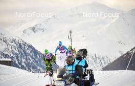 13.12.2014, Livigno, Italy (ITA): Yulia Tikhonova (BLR), Seraina Boner (SUI), Katerina Smutna (AUT), (l-r)  - Ski Classics La Sgambeda, Team Tempo, Livigno (ITA). www.nordicfocus.com. © Felgenhauer/NordicFocus. Every downloaded picture is fee-liable.