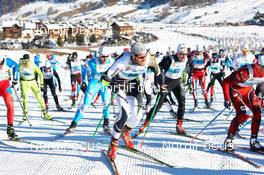 12.12.2014, Livigno, Italy (ITA):  the first meters after the start - FIS Marathon Cup La Sgambeda, Livigno (ITA). www.nordicfocus.com. © Felgenhauer/NordicFocus. Every downloaded picture is fee-liable.