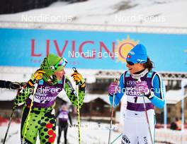 13.12.2014, Livigno, Italy (ITA): Katerina Smutna (AUT), Seraina Boner (SUI) - Ski Classics La Sgambeda, Team Tempo, Livigno (ITA). www.nordicfocus.com. © Felgenhauer/NordicFocus. Every downloaded picture is fee-liable.