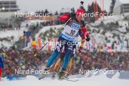 11.01.2015, Oberhof, Germany (GER): Evgeniy Garanichev (RUS) - IBU world cup biathlon, mass men, Oberhof (GER). www.nordicfocus.com. © Manzoni/NordicFocus. Every downloaded picture is fee-liable.