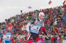 11.01.2015, Oberhof, Germany (GER): Simon Eder (AUT) - IBU world cup biathlon, mass men, Oberhof (GER). www.nordicfocus.com. © Manzoni/NordicFocus. Every downloaded picture is fee-liable.