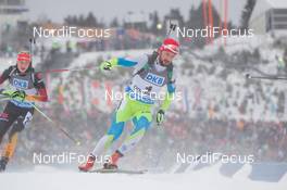 11.01.2015, Oberhof, Germany (GER): Jakov Fak (SLO) - IBU world cup biathlon, mass men, Oberhof (GER). www.nordicfocus.com. © Manzoni/NordicFocus. Every downloaded picture is fee-liable.