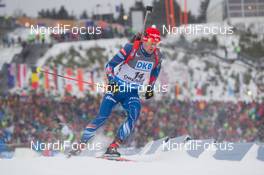 11.01.2015, Oberhof, Germany (GER): Michal Slesingr (CZE) - IBU world cup biathlon, mass men, Oberhof (GER). www.nordicfocus.com. © Manzoni/NordicFocus. Every downloaded picture is fee-liable.