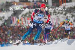 11.01.2015, Oberhof, Germany (GER): Timofey Lapshin (RUS) - IBU world cup biathlon, mass men, Oberhof (GER). www.nordicfocus.com. © Manzoni/NordicFocus. Every downloaded picture is fee-liable.