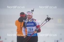 08.01.2015, Oberhof, Germany (GER): Simon Eder (AUT) - IBU world cup biathlon, relay men, Oberhof (GER). www.nordicfocus.com. © Manzoni/NordicFocus. Every downloaded picture is fee-liable.