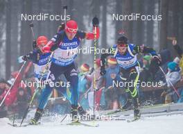08.01.2015, Oberhof, Germany (GER): Evgeniy Garanichev (RUS) - IBU world cup biathlon, relay men, Oberhof (GER). www.nordicfocus.com. © Manzoni/NordicFocus. Every downloaded picture is fee-liable.