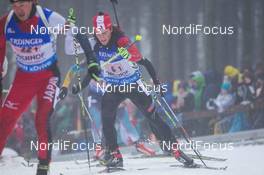 08.01.2015, Oberhof, Germany (GER): Christian Gow (CAN) - IBU world cup biathlon, relay men, Oberhof (GER). www.nordicfocus.com. © Manzoni/NordicFocus. Every downloaded picture is fee-liable.