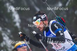 08.01.2015, Oberhof, Germany (GER): Ivan Joller (SUI) - IBU world cup biathlon, relay men, Oberhof (GER). www.nordicfocus.com. © Manzoni/NordicFocus. Every downloaded picture is fee-liable.