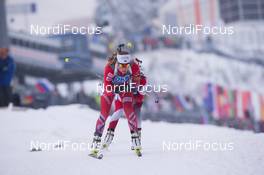07.01.2015, Oberhof, Germany (GER): Elise Ringen (NOR) - IBU world cup biathlon, relay women, Oberhof (GER). www.nordicfocus.com. © Manzoni/NordicFocus. Every downloaded picture is fee-liable.