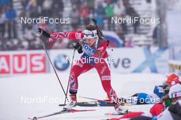07.01.2015, Oberhof, Germany (GER): Synnoeve Solemdal (NOR) - IBU world cup biathlon, relay women, Oberhof (GER). www.nordicfocus.com. © Manzoni/NordicFocus. Every downloaded picture is fee-liable.
