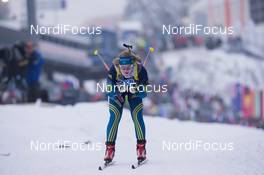 07.01.2015, Oberhof, Germany (GER): Mona Brorsson (SWE) - IBU world cup biathlon, relay women, Oberhof (GER). www.nordicfocus.com. © Manzoni/NordicFocus. Every downloaded picture is fee-liable.