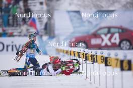07.01.2015, Oberhof, Germany (GER): Anna Magnusson (SWE) - IBU world cup biathlon, relay women, Oberhof (GER). www.nordicfocus.com. © Manzoni/NordicFocus. Every downloaded picture is fee-liable.