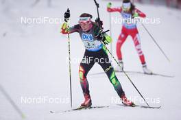 07.01.2015, Oberhof, Germany (GER): Nastassia Dubarezava  (BLR) - IBU world cup biathlon, relay women, Oberhof (GER). www.nordicfocus.com. © Manzoni/NordicFocus. Every downloaded picture is fee-liable.