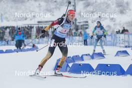 07.01.2015, Oberhof, Germany (GER): Luise Kummer (GER) - IBU world cup biathlon, relay women, Oberhof (GER). www.nordicfocus.com. © Manzoni/NordicFocus. Every downloaded picture is fee-liable.