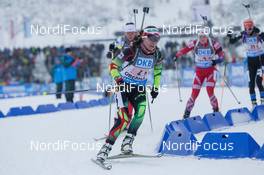 07.01.2015, Oberhof, Germany (GER): Nadezhda Skardino (BLR) - IBU world cup biathlon, relay women, Oberhof (GER). www.nordicfocus.com. © Manzoni/NordicFocus. Every downloaded picture is fee-liable.